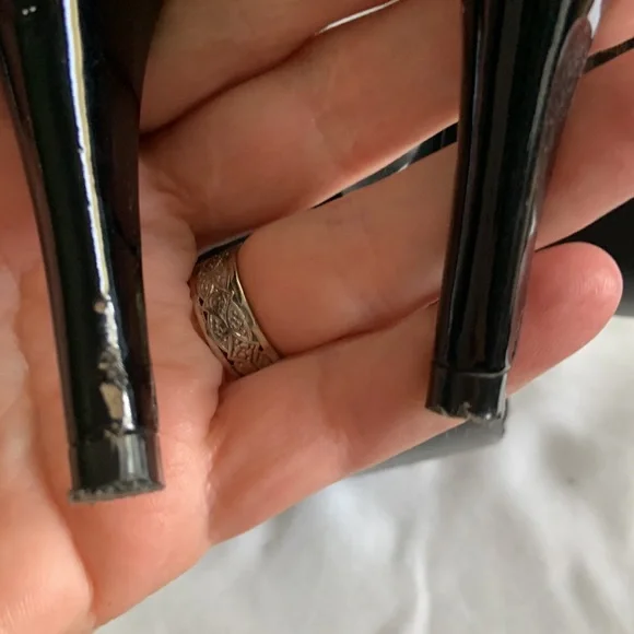 Ruffed Peep Toe Sling Back~ so cute! - Picture 4 of 5